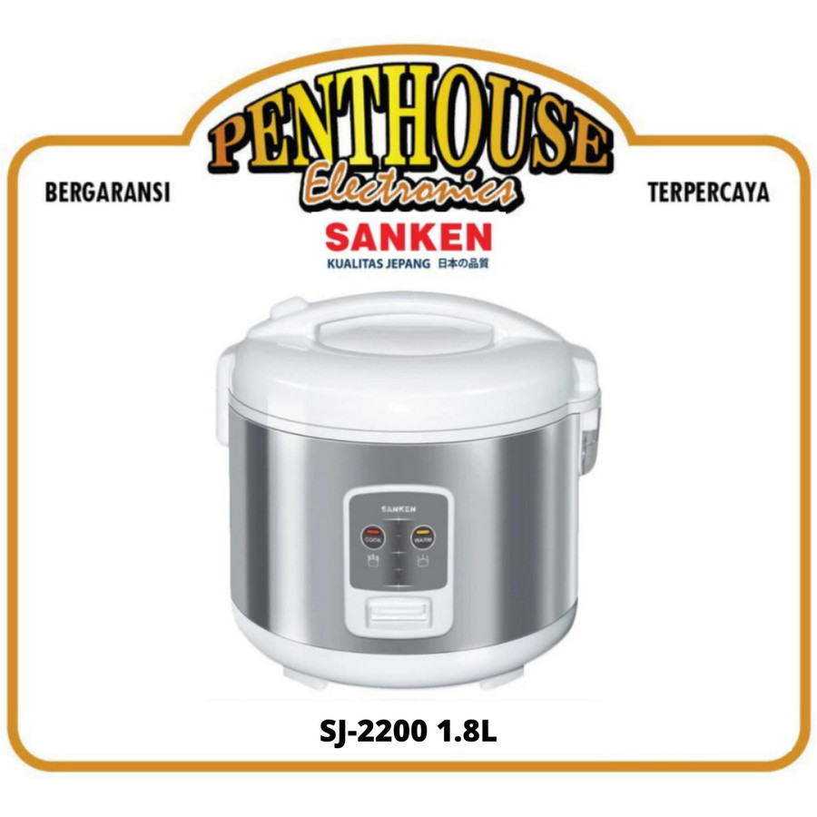 Sanken Magic Com Rice Cooker SJ-2200 / SJ2200 1.8L