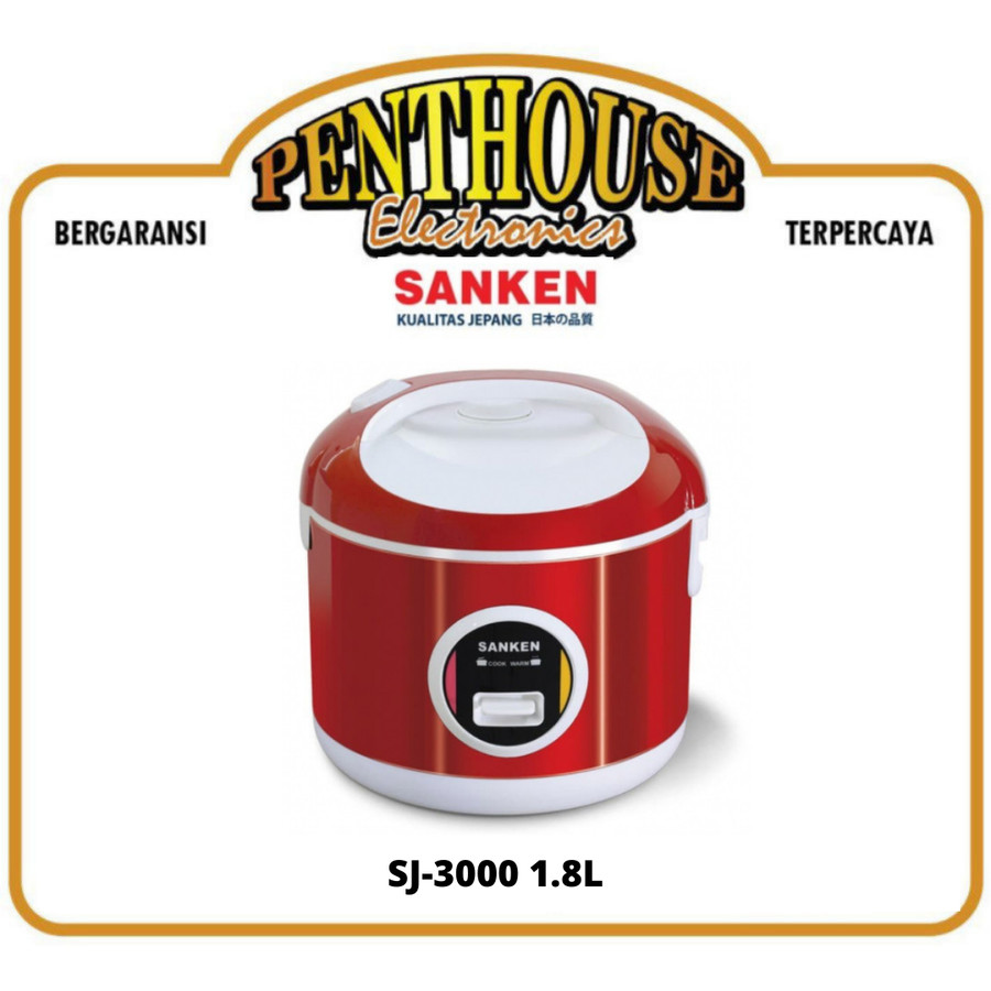 Sanken Magic Com Rice Cooker SJ-3000 / SJ3000 1.8L
