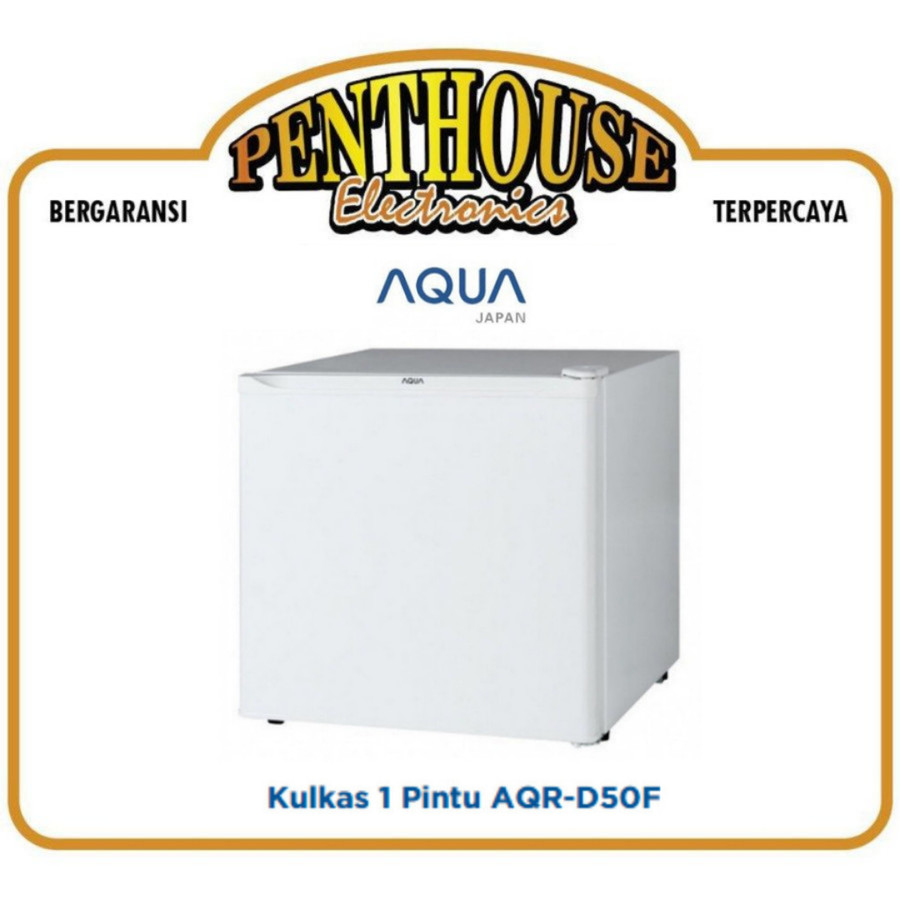 AQUA Kulkas Mini Bar Portable AQR-D50F W / AQRD 50 F W / D50FW
