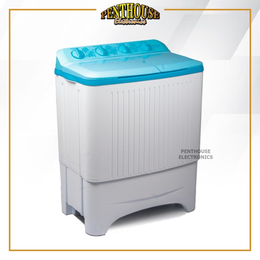 Polytron Mesin Cuci 2 Tabung 8KG PWM-8073B / PWM 8073 B / PWM8073