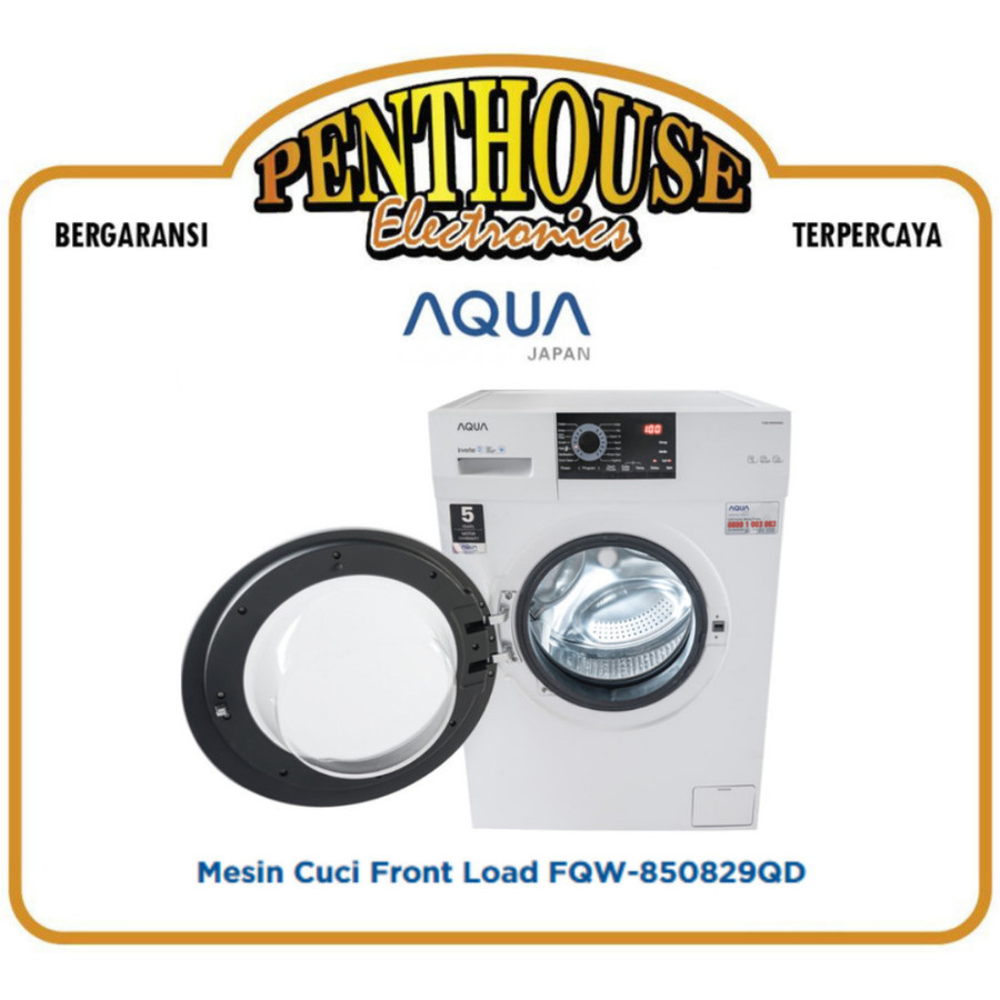 AQUA Mesin Cuci Front Loading 8.5KG FQW-850829QD / FQW 850829 QD