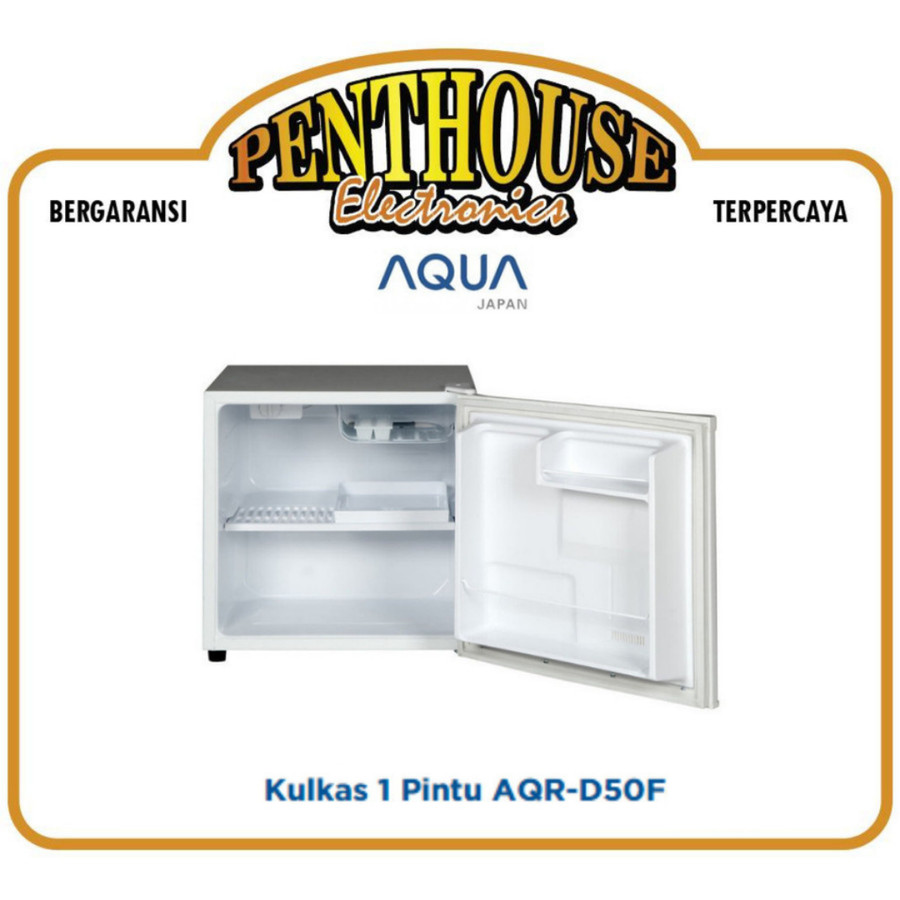 AQUA Kulkas Mini Bar Portable AQR-D50F S / AQRD 50 F / D50FS