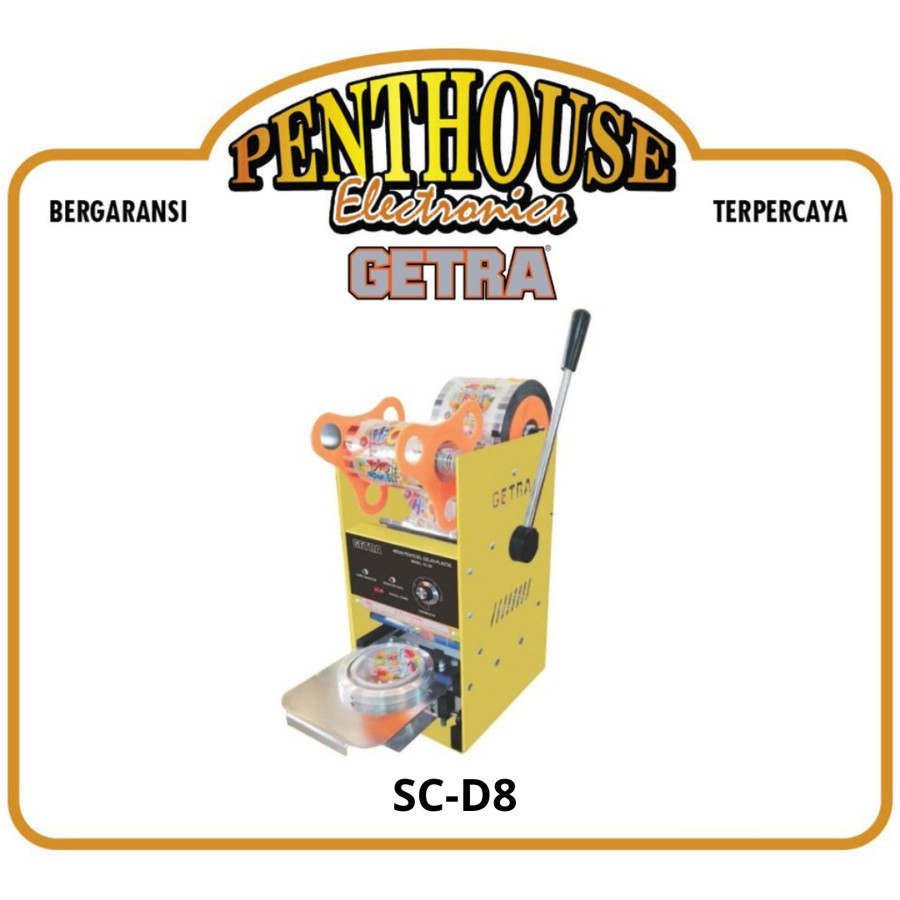 Getra Cup Sealer SC-D8 (Mesin Penyegel Gelas Plastik Manual)