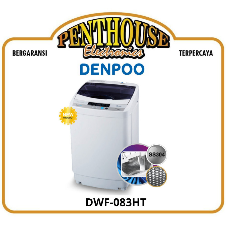 Denpoo Mesin Cuci 1 Tabung 6KG DWF-073HT / DWF 073 HT