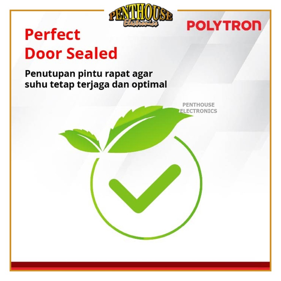 POLYTRON Kulkas 2 Pintu 210 liter PRM 21DRX / PRM-21DRX 210L
