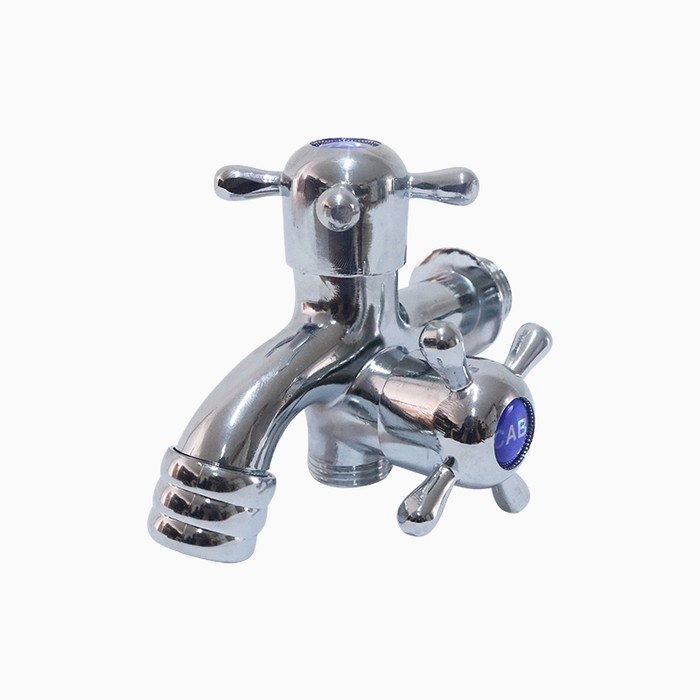 Kran Dobel Cabang Shower Keran Air shower LIVE - Baling