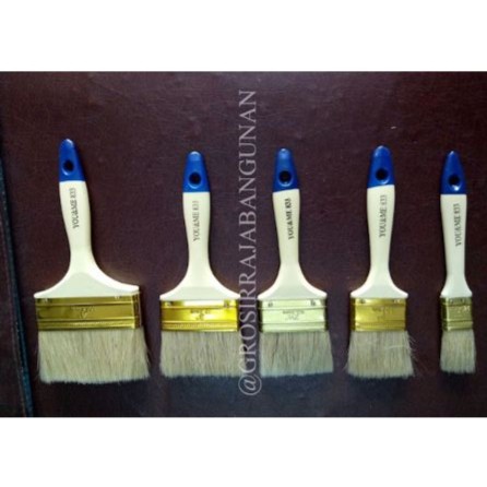 Kuas cat tembok 1 inch 2" 3 4 5 inch gagang fiber plastik bukan eterna