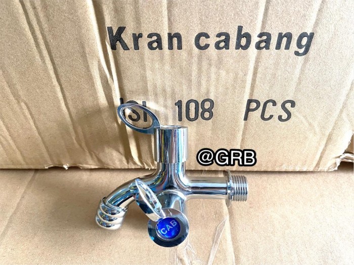 Kran Dobel Cabang Shower Keran Air shower LIVE - Baling