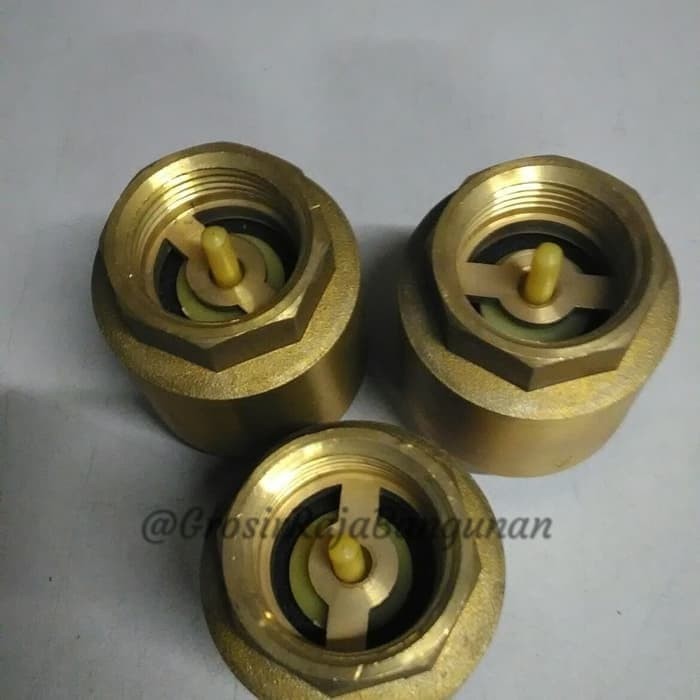 TUSEN KLEP 3/4 KUNINGAN ANTI KARAT TEBAL