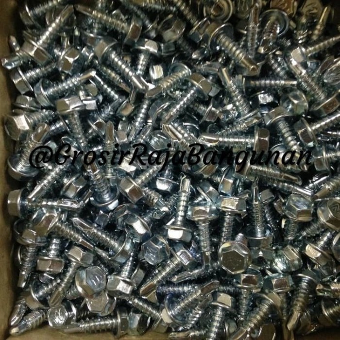 Baut baja ringan 10x19 1 DUS SEKRUP BAJA setara Zolo/Berent IMPORT