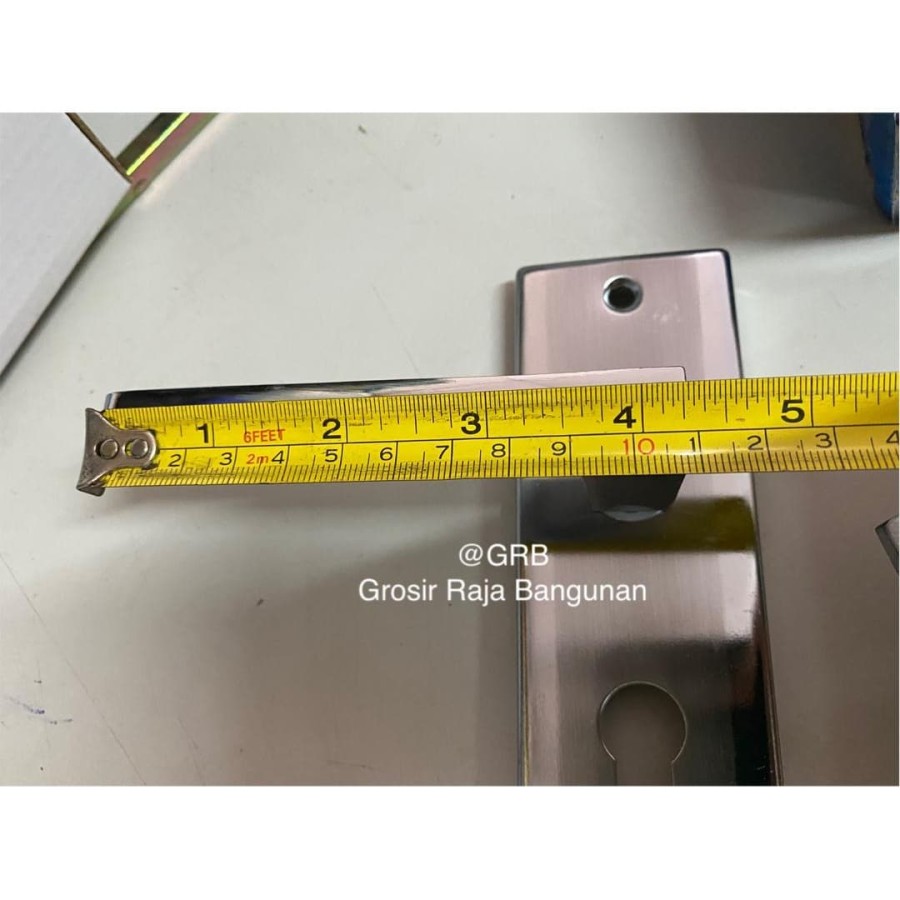 Handle pintu babet Chrome Gagang pintu Set