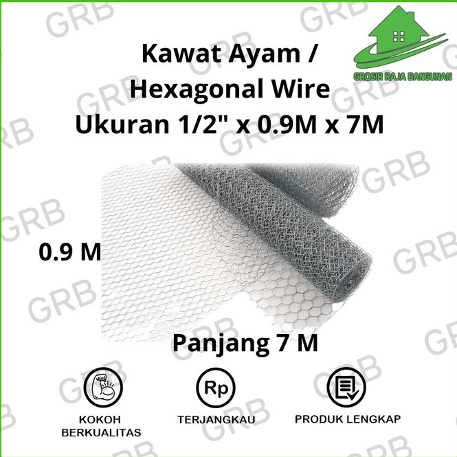 Kawat Ayam 7,5 meter Kawat Hexagonal kandang ayam