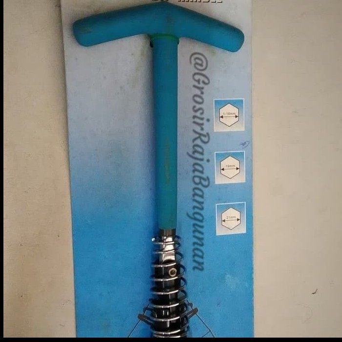 Kunci busi Fleksibel BERENT T Type Wrench 21mm gagang Karet SALE