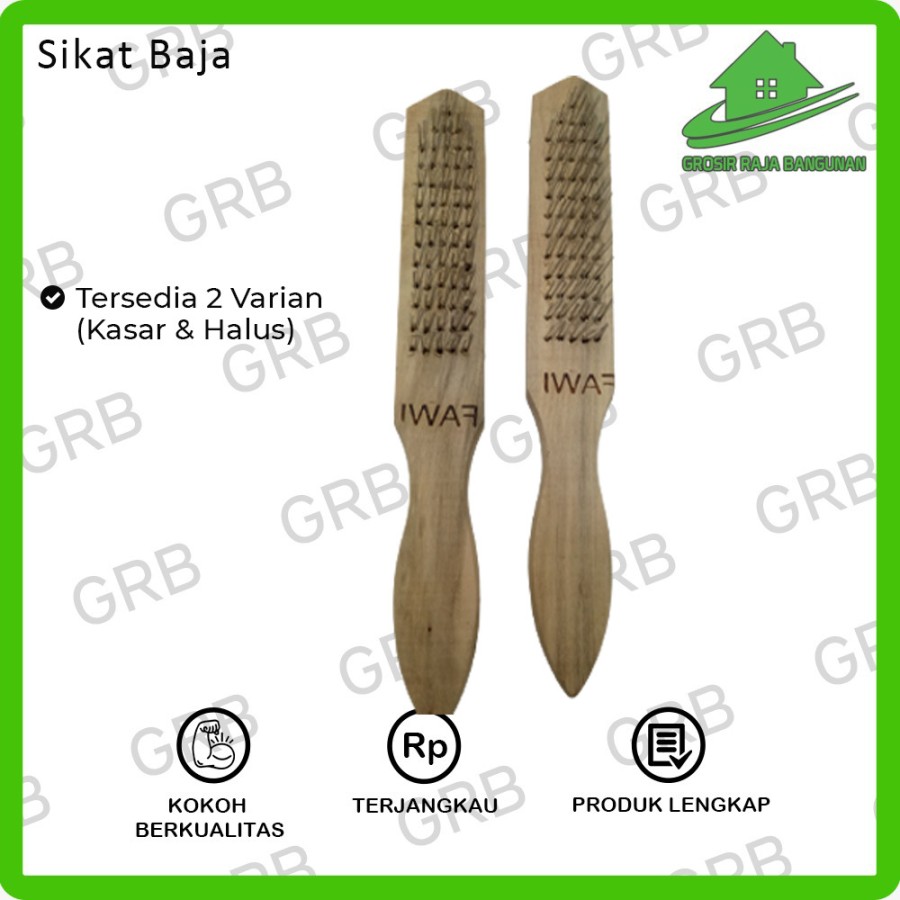 SIKAT KAWAT BAJA GAGANG KAYU & GAGANG PVC