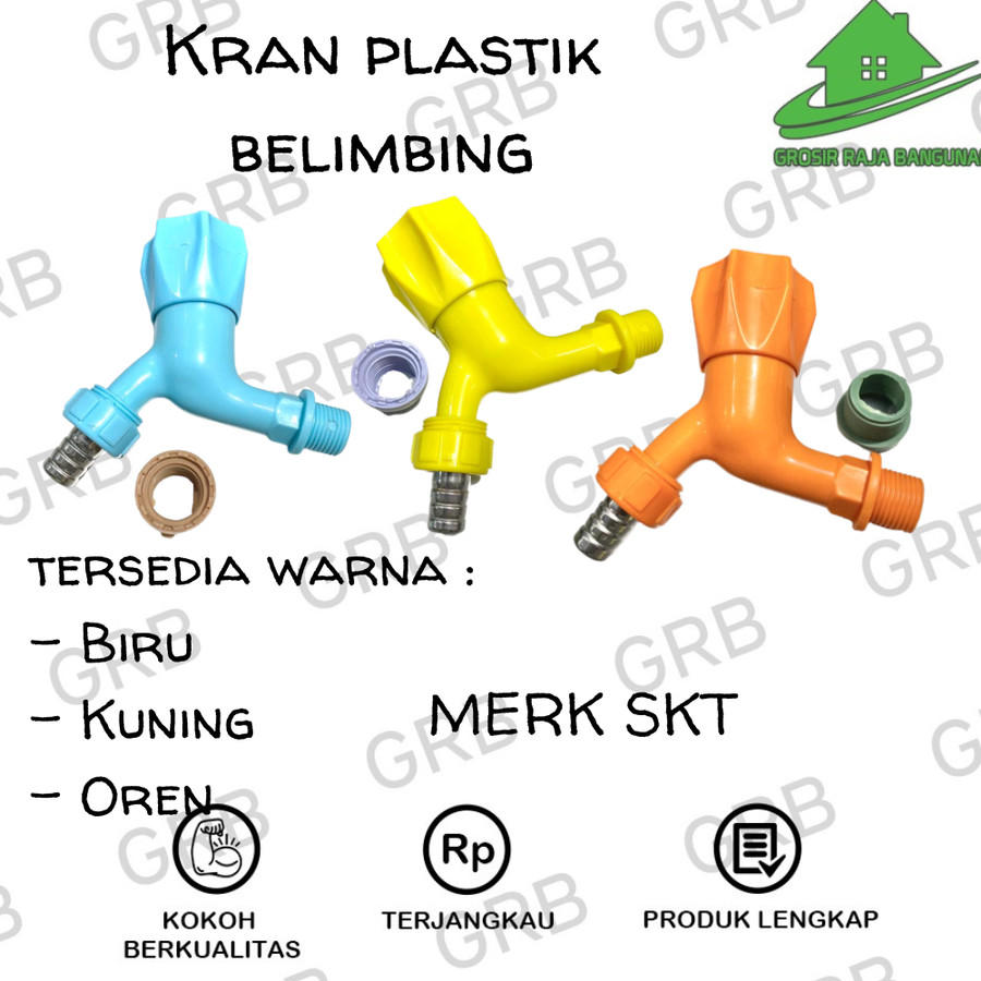 KRAN TAMAN PLASTIK BELIMBING KRAN SELANG ANTI KARAT