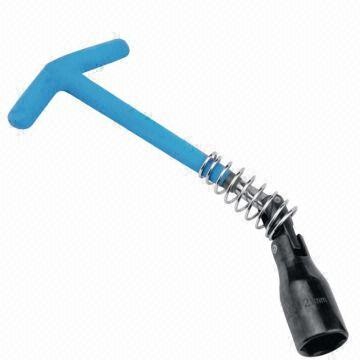 Kunci busi Fleksibel BERENT T Type Wrench 21mm gagang Karet SALE