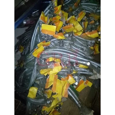 Hose selang fleksibel anyam + mur stanles 60 cm AIR PANAS AIR DINGIN