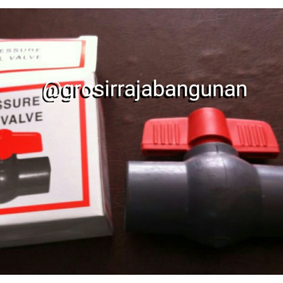 BALL VALVE STOP KRAN POLOS UK 1/2" DAN 3/4"