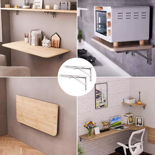 Siku rak lipat foldable shelves untuk meja lipat Kuat GRB sudah sekrup