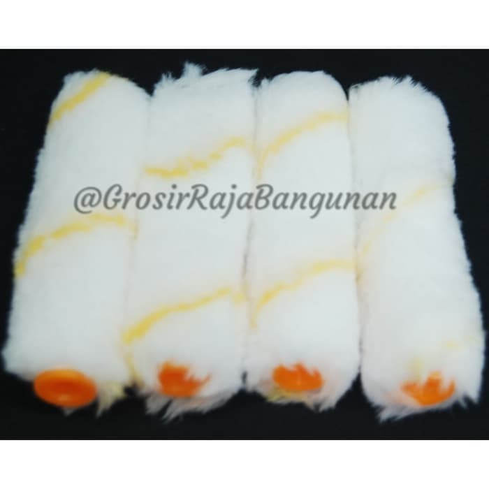 Bulu kuas rol kapal 4"/ Refill bulu roller cat 4 inch (10pcs)