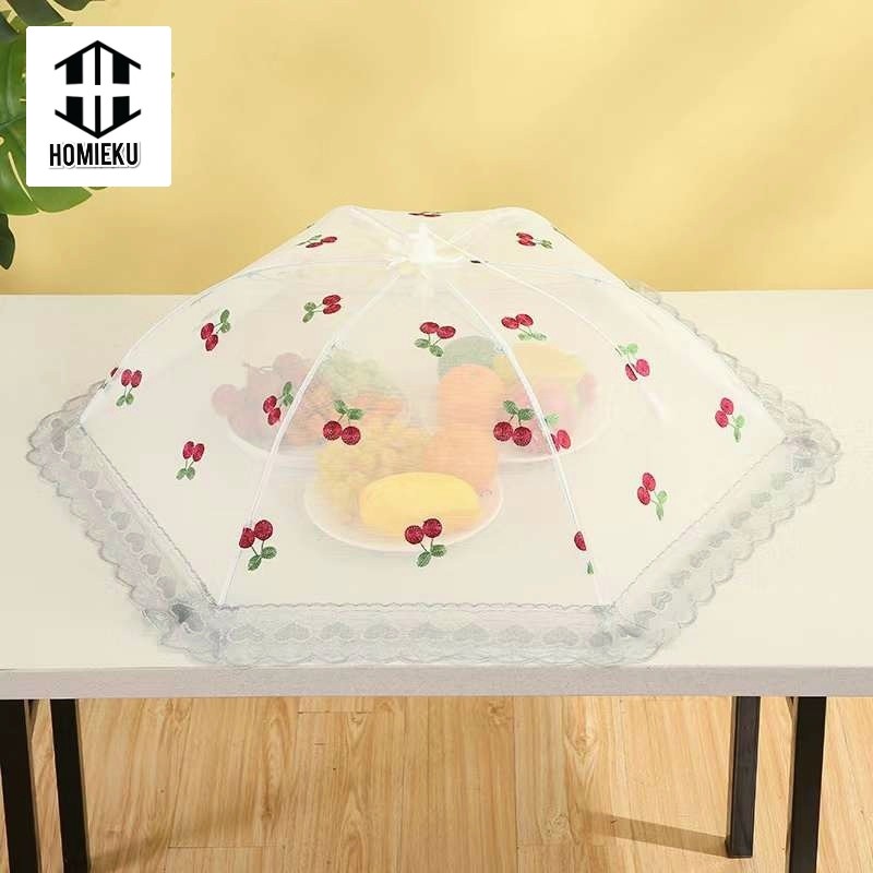 Tudung saji lipat besar shabby chic model payung 