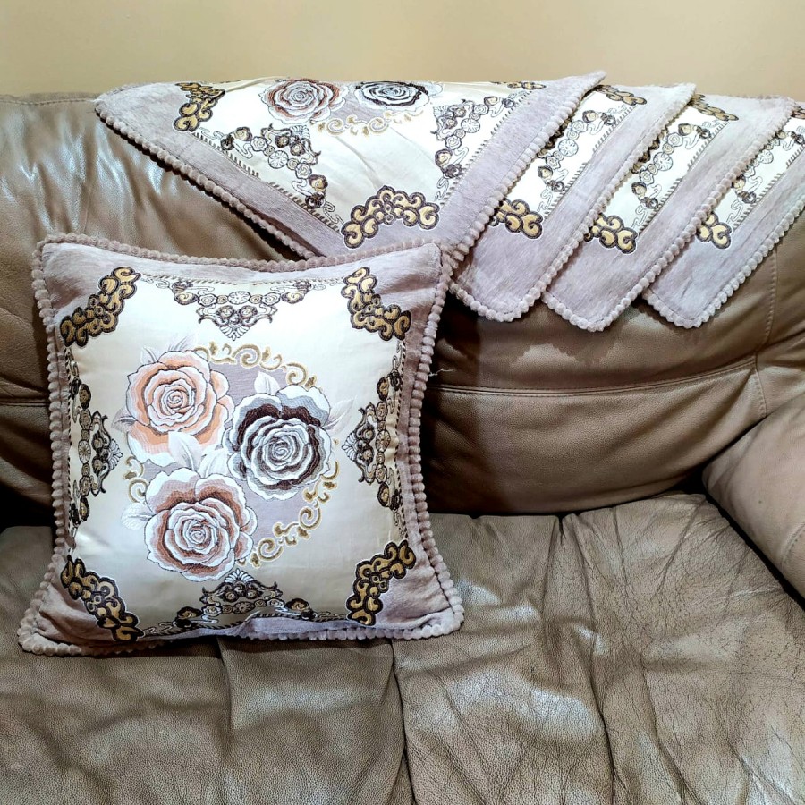 Sarung bantal kursi sofa set belgi untuk bantal 45x45 50x50 cm