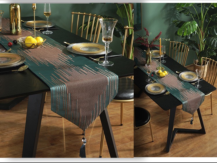 Table Runner Aesthetic Taplak meja tamu Panjang Mewah