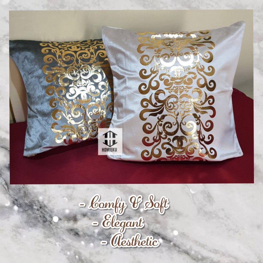 Sarung Bantal Sofa Kursi Mewah Velvet Beludru 40x40 45x45 50x50