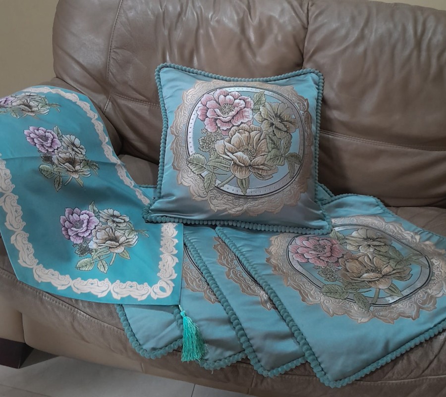 Sarung bantal kursi sofa set belgi untuk bantal 45x45 50x50 cm