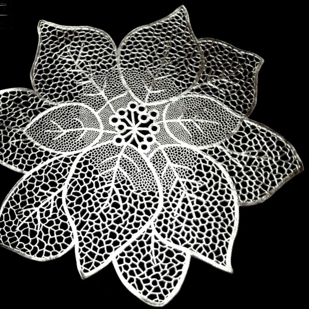 Leaf Placemat dining table / Alas Tatakan Piring Motif Daun
