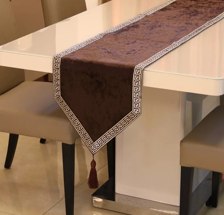 Table Runner Taplak Meja Panjang Minimalis Polos 270 300 250