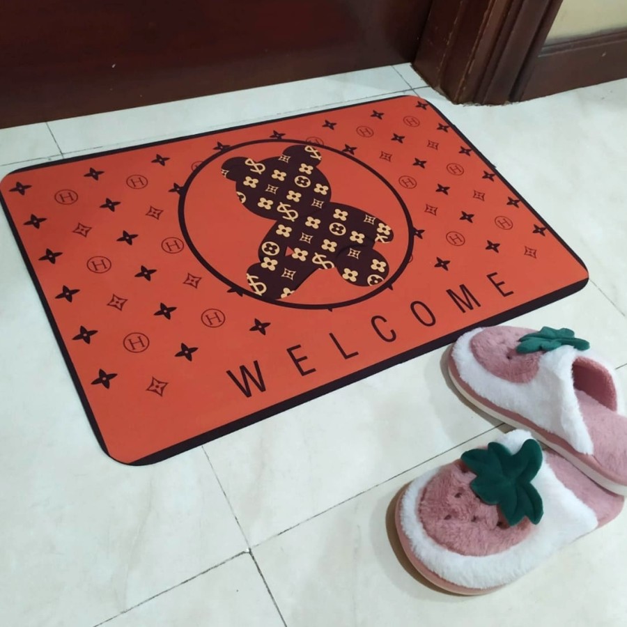 Keset Kamar Mandi Diatomite Minimalis Anti Selip Meresap Mewah 