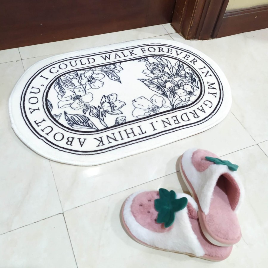 Keset Kaki Tebal Kamar Mandi Bathtub Rumah Dapur Kamar Anti Selip