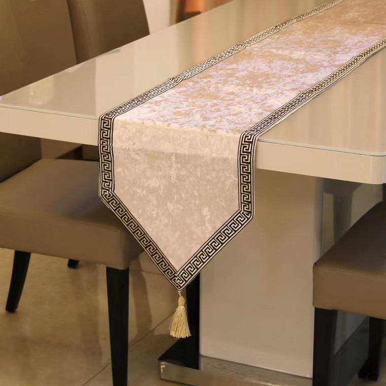 Table Runner Taplak Meja Panjang Minimalis Polos 270 300 250