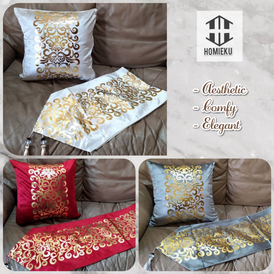 Sarung Bantal Sofa Kursi Mewah Velvet Beludru 40x40 45x45 50x50