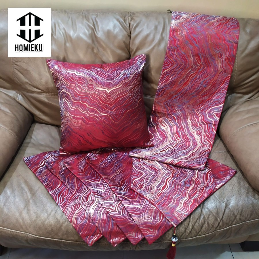 Sarung bantal sofa set mewah 45x45 50x50 cm