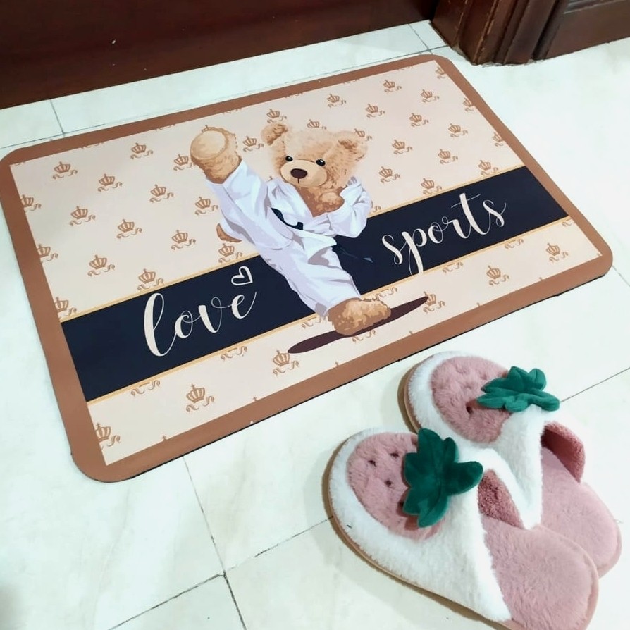Keset Kamar Mandi Diatomite Minimalis Anti Selip Meresap Mewah 