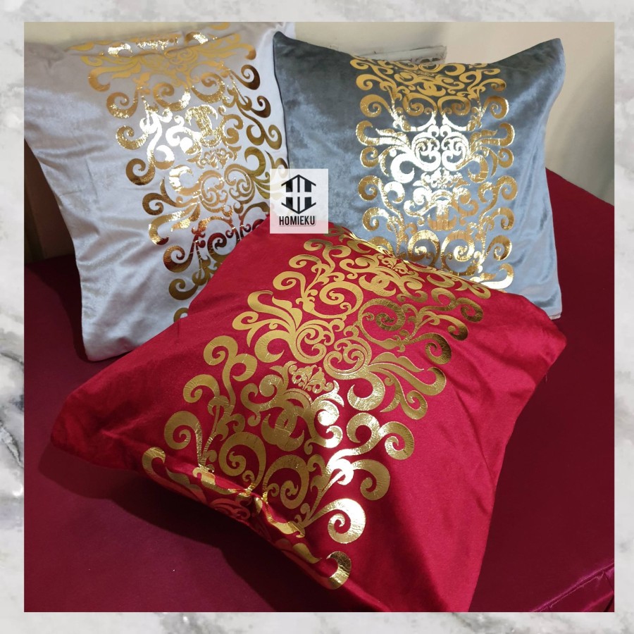 Sarung Bantal Sofa Kursi Mewah Velvet Beludru 40x40 45x45 50x50