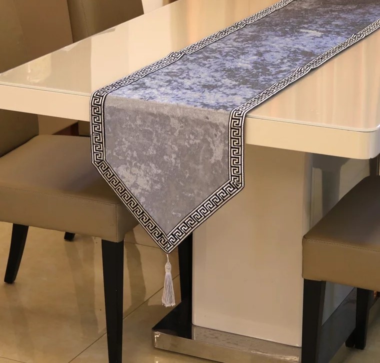 Table Runner Taplak Meja Panjang Minimalis Polos 270 300 250