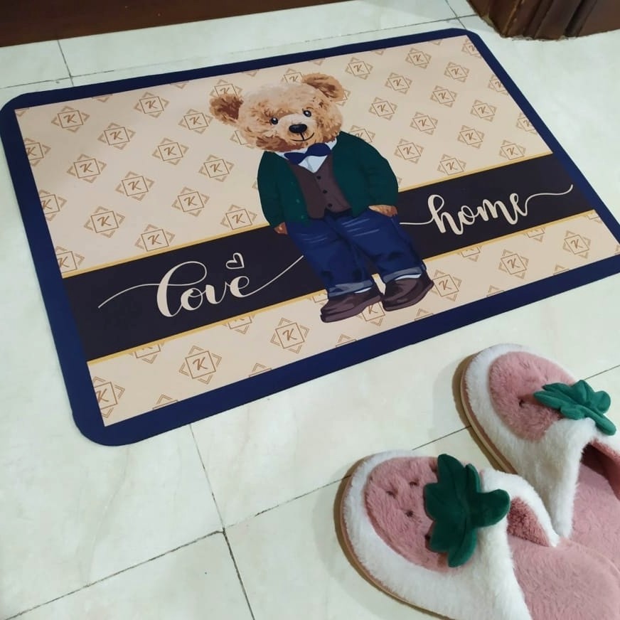 Keset Kamar Mandi Diatomite Minimalis Anti Selip Meresap Mewah 