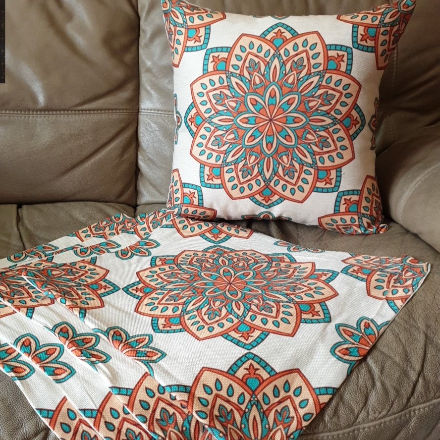 Sarung Bantal Kursi Sofa Set Etnik 40x40 45x45 50x50 cm 