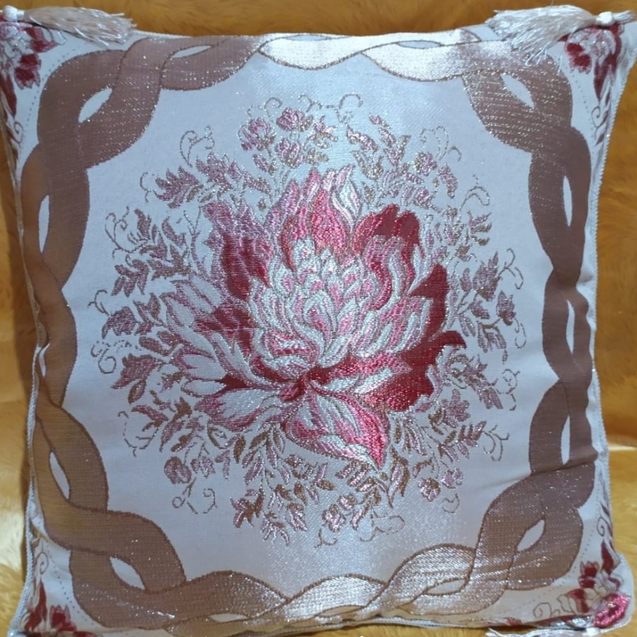 Sarung Bantal Kursi Sofa Mewah Victorian 45x45 50x50 cm