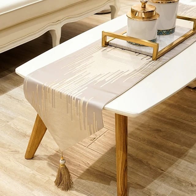 Table Runner Aesthetic Taplak meja tamu Panjang Mewah