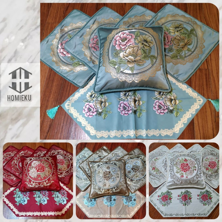 Sarung Bantal kursi sofa set Belgian Shabby sarung bantal