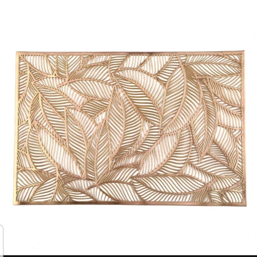 Leaf Placemat dining table / Alas Tatakan Piring Motif Daun