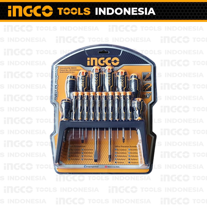 18-Pcs Screwdriver & Precision Driver Set HKSD1828 - Obeng Presisi Jam