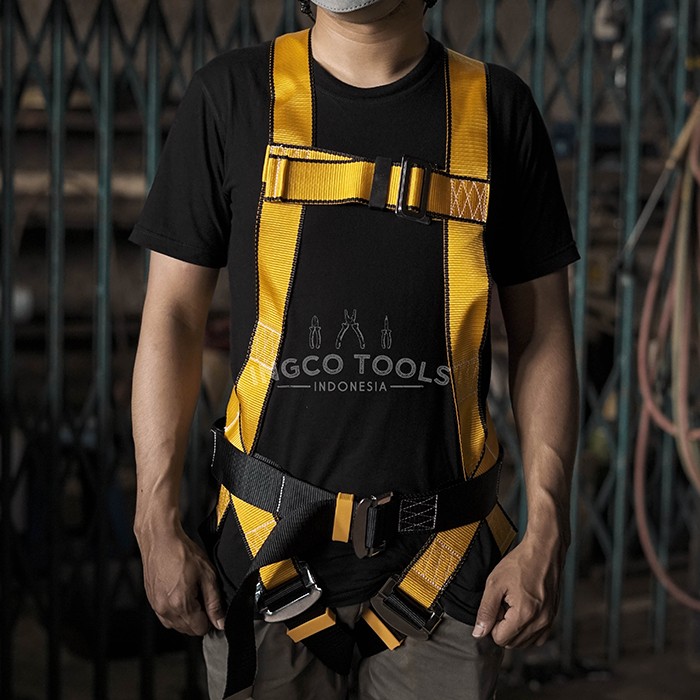 Full Body Harness INGCO HSH501502 - Safety Harnes Single Big Hook ISO