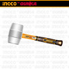 Soft Rubber Hammer (White 16oz/450g) INGCO HRUH8916 Palu Karet Putih Malet Pasang Keramik Marmer Parket Vinyl Granit Anti Penyok Pecah