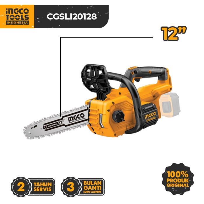 P20S Mini Chain Saw (12 Inch) INGCO CGSLI20128 Gergaji Baterai Dahan