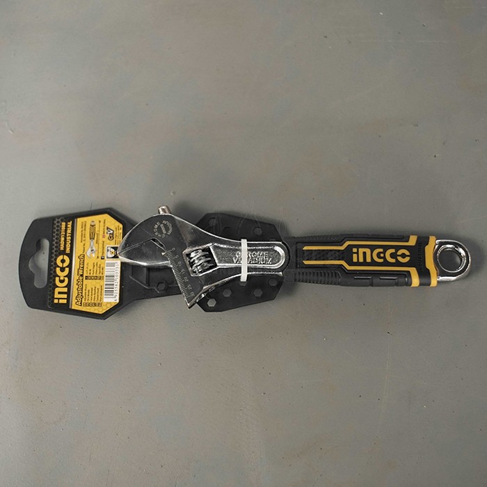 Adjustable Wrench 8" INGCO HADW131088 Kunci Inggris Gagang Karet Inch